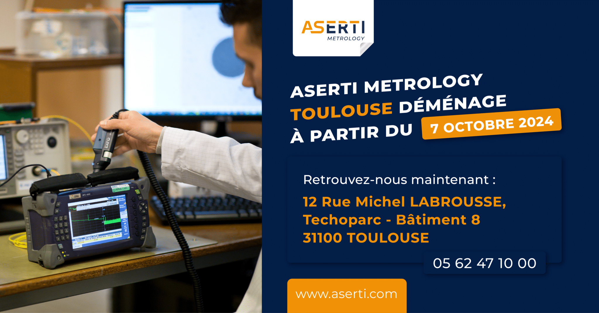 aserti metrology déménage